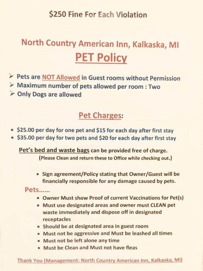קלקסקה North Country American Inn מראה חיצוני תמונה